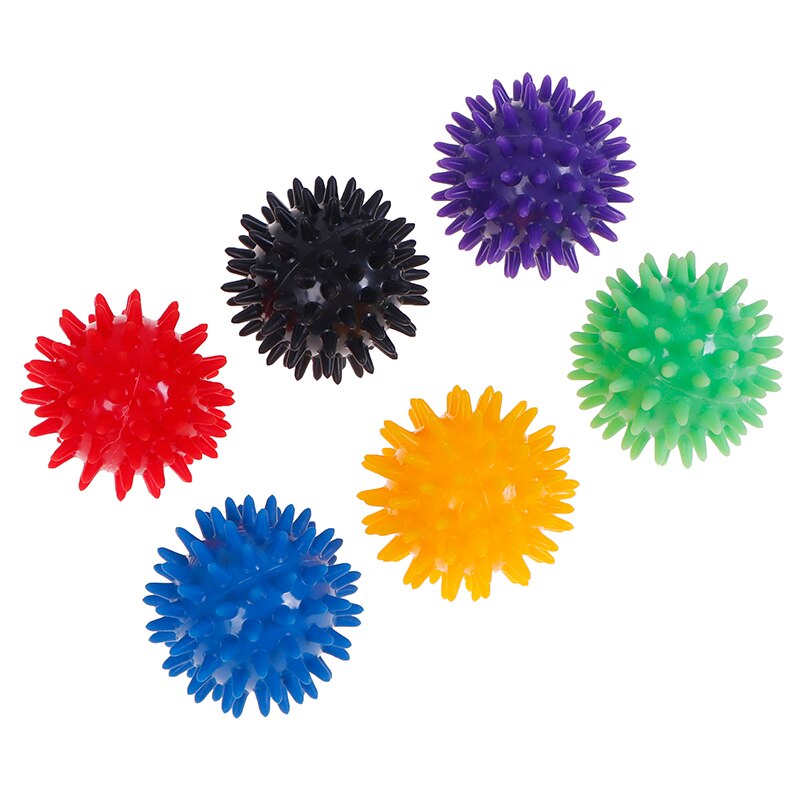 Full Body Spiky Massage Bal Hard Stress Bal 6Cm Voor Fitness Sport Oefening Egel Sensorische Training Grip De Bal