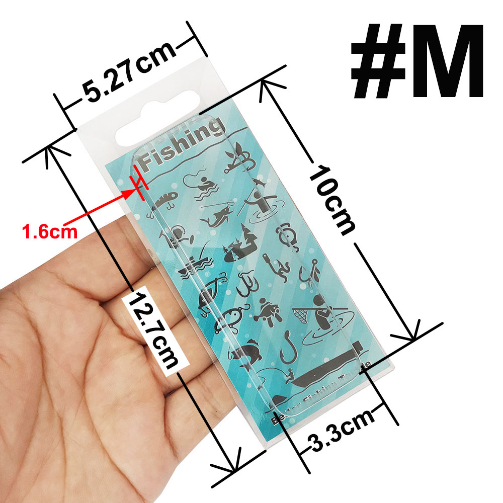 100 pcs plastic Retail box or Paper Card For Fishing Lure Bait Fishing Hook Fishing Accessories: Burlywood