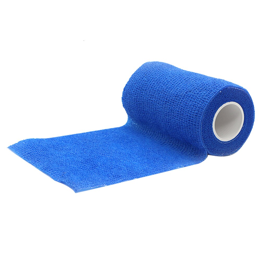 5cm*4.5m bandage sport fitness selvklæbende tape elastiske zelfklevende wrap spier beskyttende tape medische knie polssteun aid: Blå