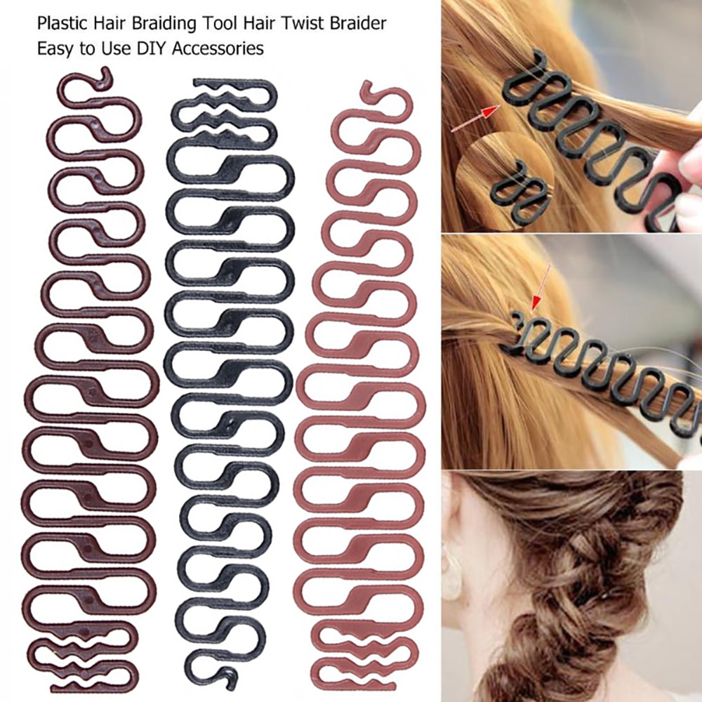Vrouwen Franse Hair Weave Artefact Fishbone Haar Vlecht Artefact Haar Weave Twist Vlecht Diy Hair Styling Tool