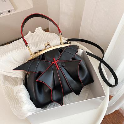 Leren dagelijkse damestassen en handtassen casual tas schoudertas dames crossbody tas schattige vrouwelijke feesttas: Zwart