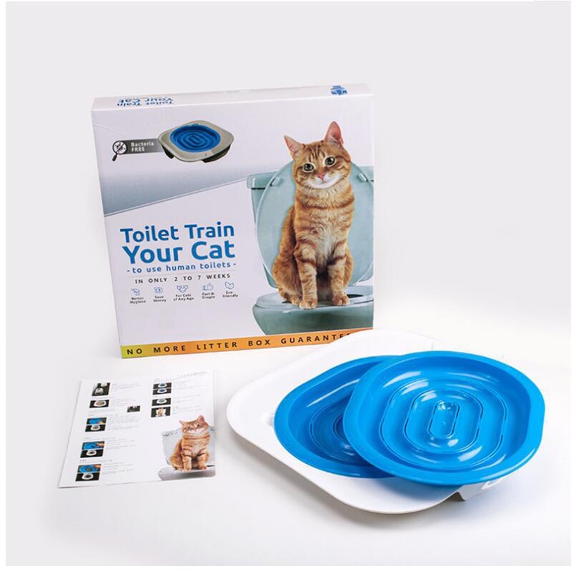 Toilette pour chat animal domestique | Entraîneur des toilettes pour chat