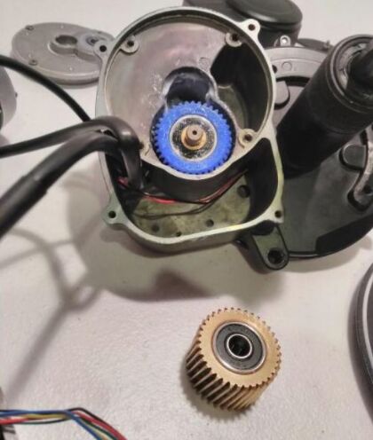 Plastic or Metal Gear Replacement for TSDZ2 Mid Drive Motor Upgrade from Blue Gear