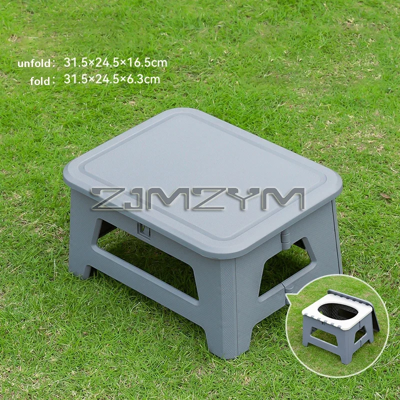 Outdoor Car Toilet Camping Toilet Stool Adult Portable Folding Ladies Travel Emergency Mobile Toilet,변기, 화장실: green