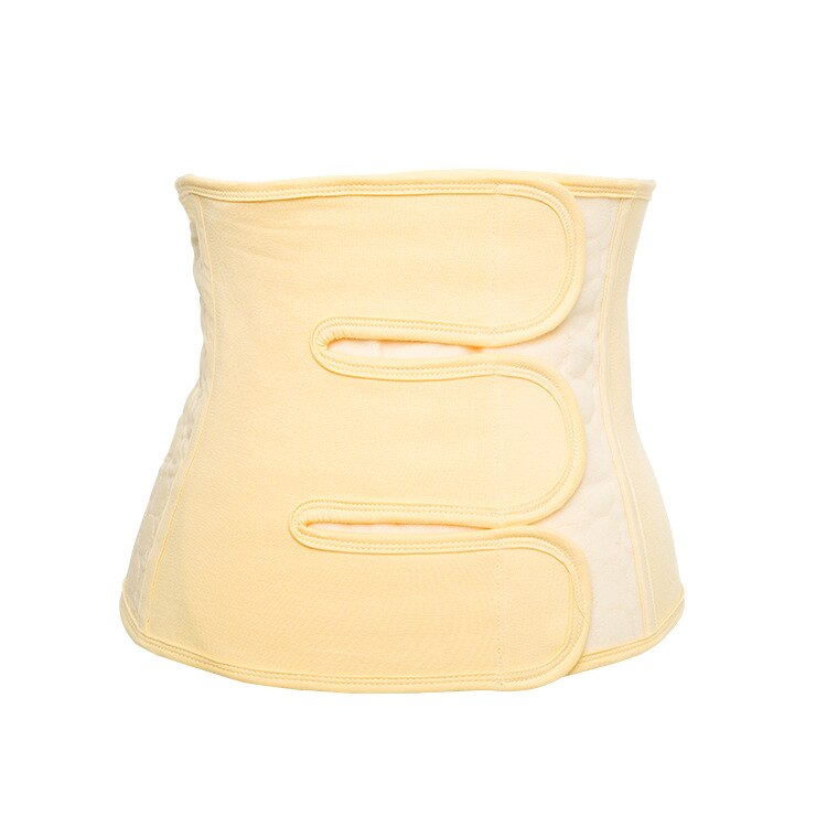 Postpartum buikband van katoen voor zwangere vrouwen met zwangerschapsbeperking en drie oorstickers om het korset te versterken