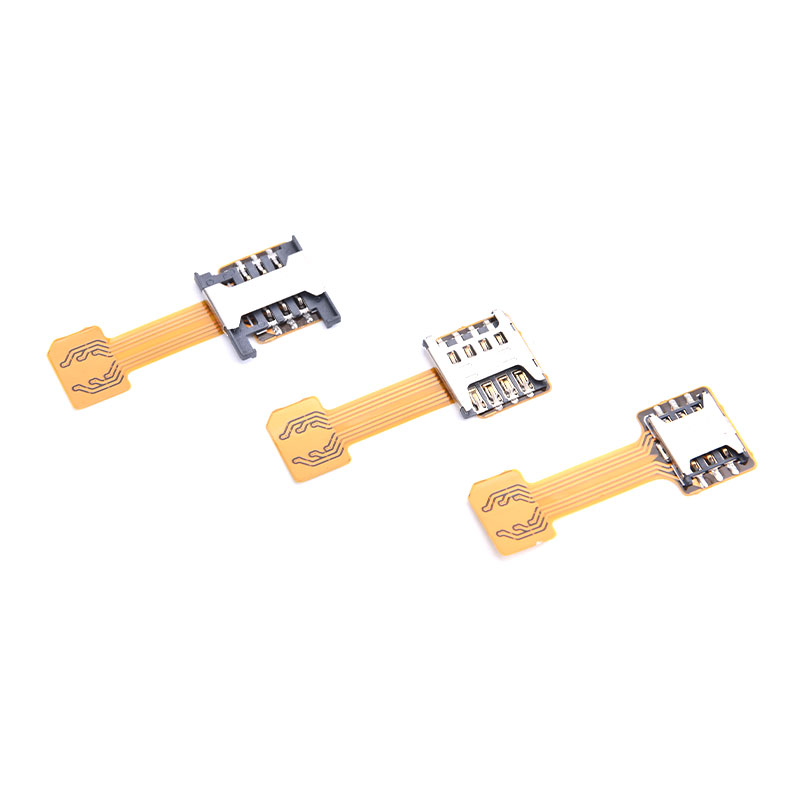 1PC Card Adapter Universal TF Hybrid SIM Slot Dual SIM Card Adapter Micro Extender Nano Card Adapter