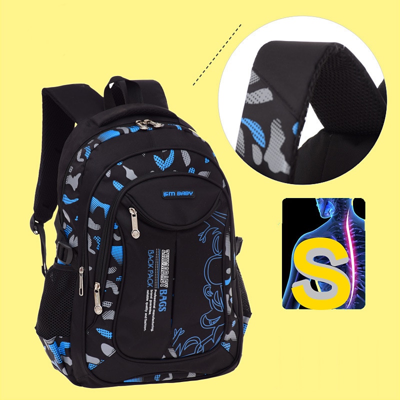 Mjzkxqz Waterproof Children School Bags Backpacks For Teenagers Boys Kids Primary School Sac Plecak Dla Dzieci Mochila