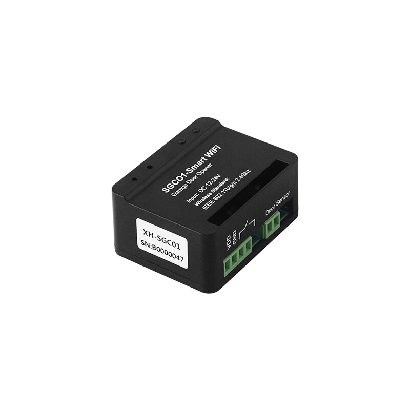 Smart wifi garageportåbner controller, app fjernbetjening hvor som helst, ingen hub nødvendig, historikrekord/indstillet timer/tidsplan