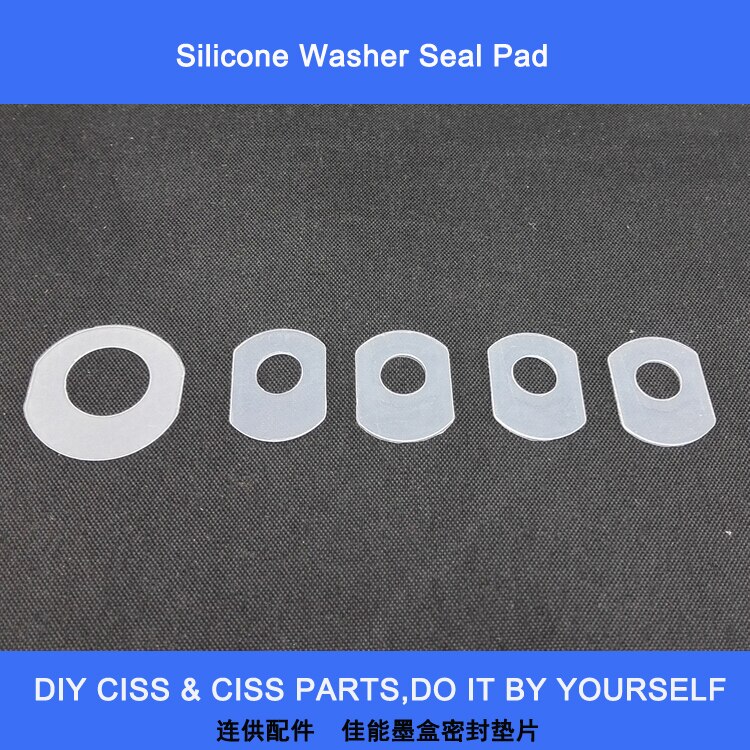 XIMO 5 PCS Silicone Washer Seal Pad for HP or for Canon CISS CIS,5 sets 1 lot,25 pcs each set