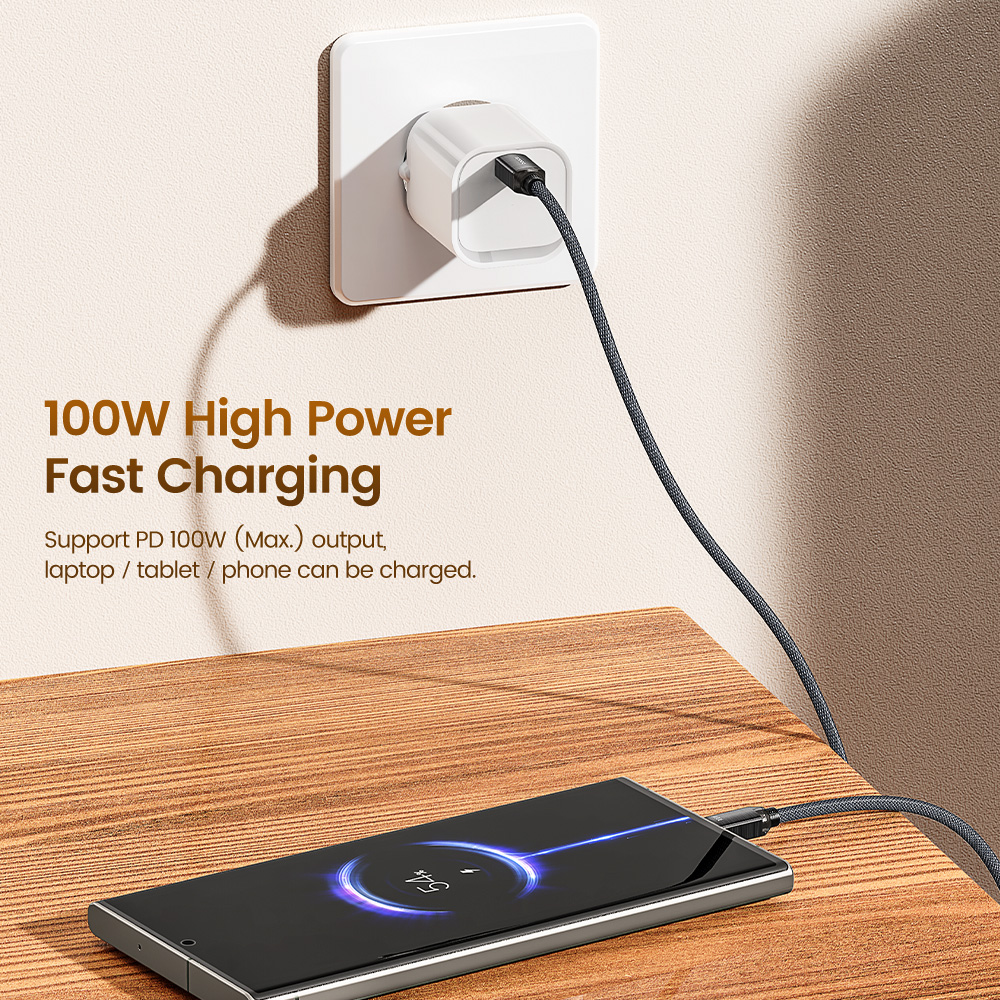 Toocki usb typ c bis typ c kabel 100w schnell ladegerät kabel datenkabel für macbook huawei xiaomi poco samsung USB-C kabel