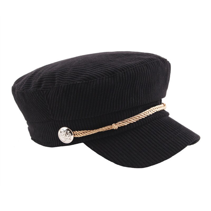 Xdanqinx vinter kvinders avisdreng kasketter reb hovedbeklædning dekoration hær vintage kvinde hat retro mærke kasket til kvinder