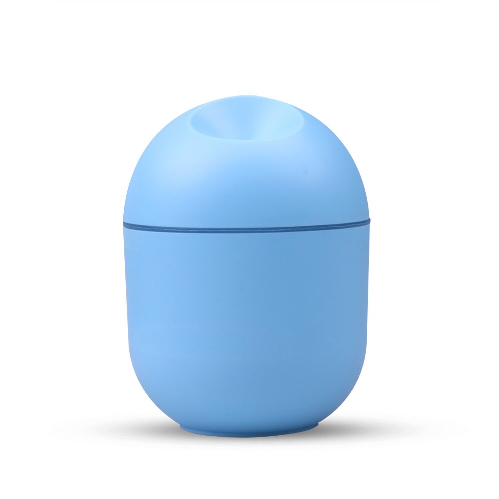 Ultrasonic Mini Air Humidifier 200ML Aroma Essential Oil Diffuser for Home Car USB Fogger Mist Maker with LED Night Lamp: Blue