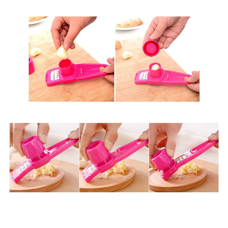 Multi Functional Mini Ginger Garlic Press Grinding Grater Planer Slicer Cutter Cooking Tool Kitchen Utensils Accessories