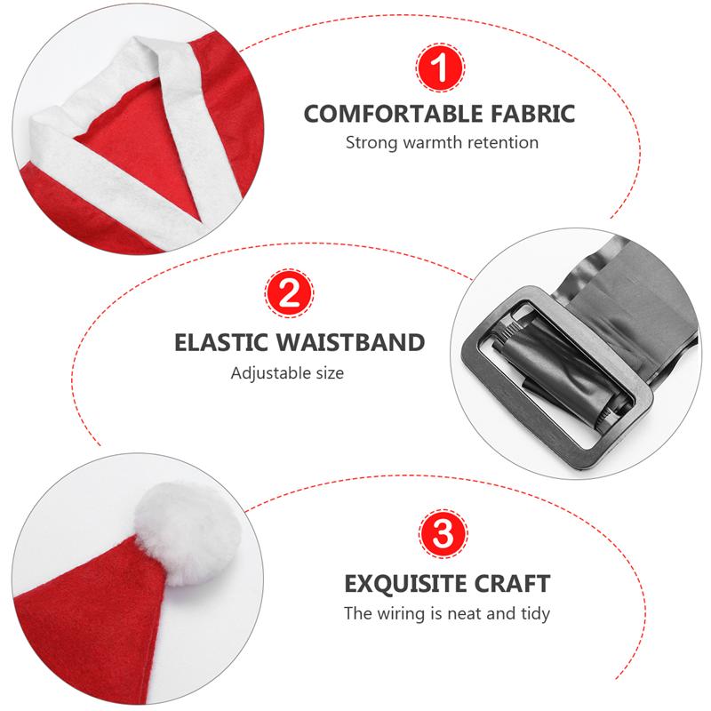 1 Set Santa Claus Costume Christmas Costume Christmas Outfit Cosplay Costume