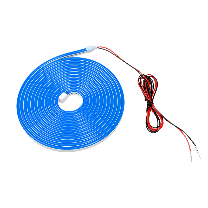 12V Auto Kofferbak Fleuren LED Strip Gemodificeerde Verlichting voor Waterdicht Flexibel Licht Universele connector Plug & Play 4m: Blauw