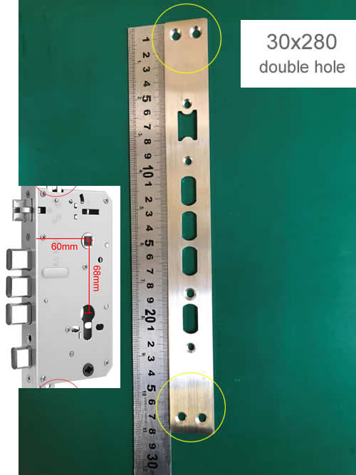 Serrure d'empreintes digitales, corps de serrure d'équipement dédié, structure d'engrenage interne, anti-coincement pour serrure intelligente, rembourrage 6068 pour différentes tailles de panneaux: royal blue / other