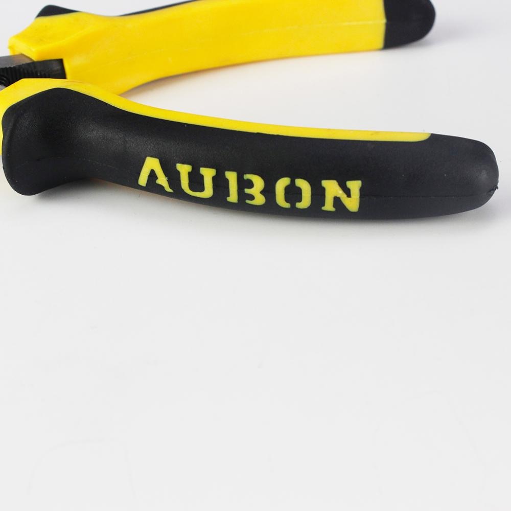 AUBON 6" Diagonal Cutter Round Jaw Micro Beading Pliers Wire Nipper Leaf Spring * 1pc