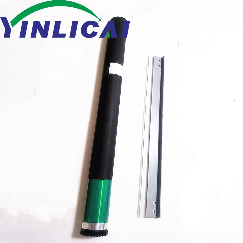 1Set 100000 Pagina &#39;S Opc Drum1pc + Drum Reinigen Blade 1Pc Voor Konica Minolta Bizhub C200 C203 C253 C353 c210 C200E