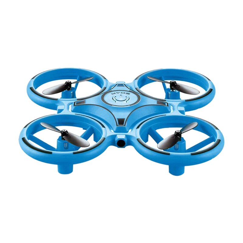 2.4G Gravity Sensor Infrared Induction Hand Watch Controlled Altitude Hold Drone,Blue