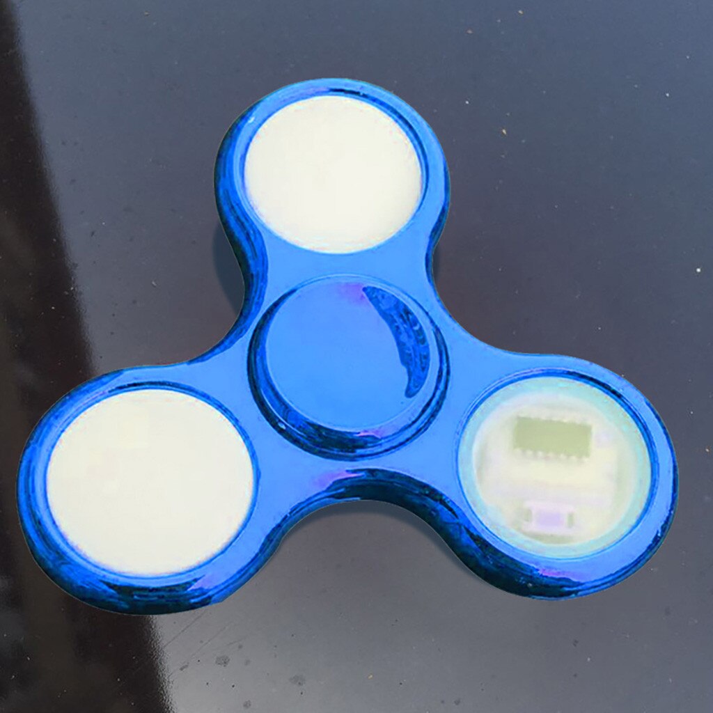 6 Kleuren Led Lichtgevende Fidget Spinner Veranderingen Hand Spinner Golw In Het Donker Stress Relief Speelgoed Voor Kids: A