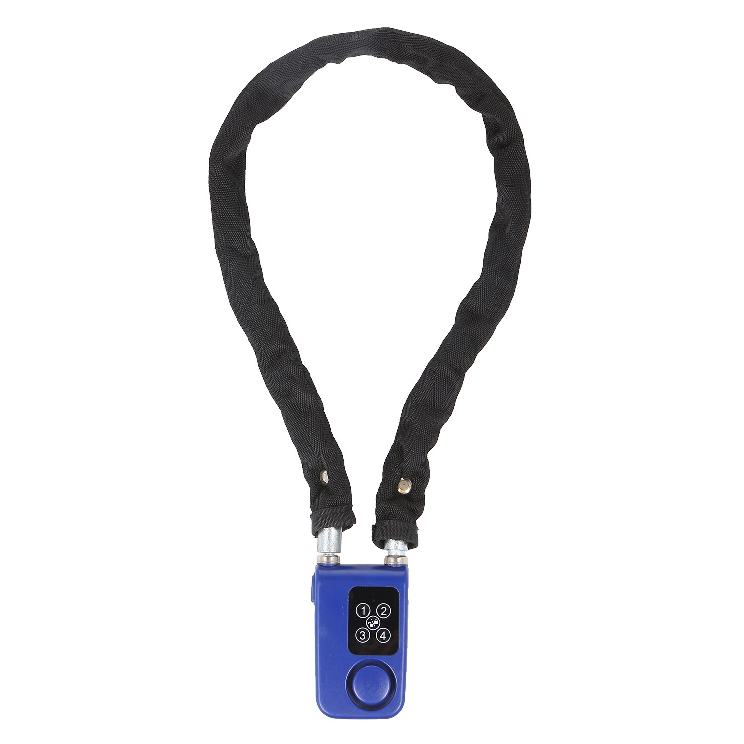 Keyless Password Lock Wireless Remote Control Lock 80CM Steel Chain Anti Theft Alarm Lock Digital Smart Lock for Bicycle