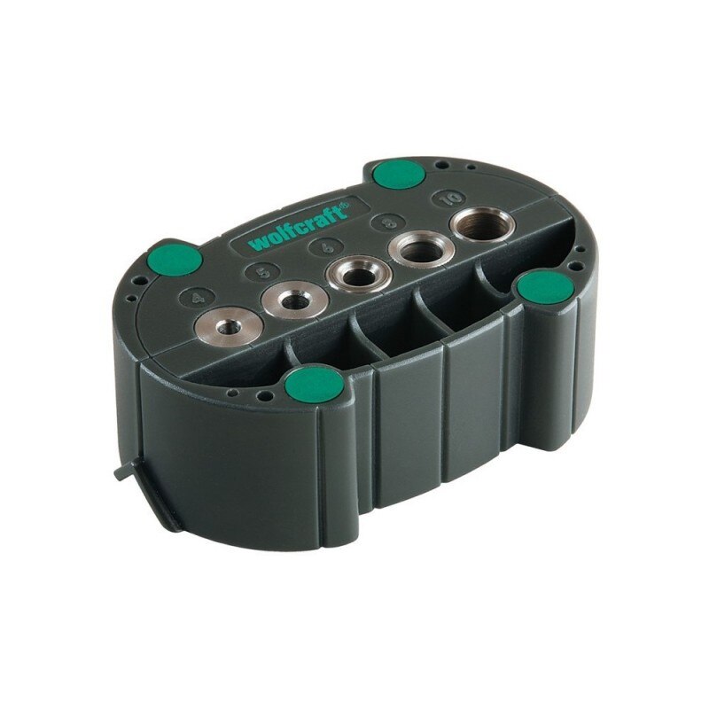 WOLFCRAFT 4685000-Accumobil Guide de perçage mobile diam 4 5 6 8 10mm