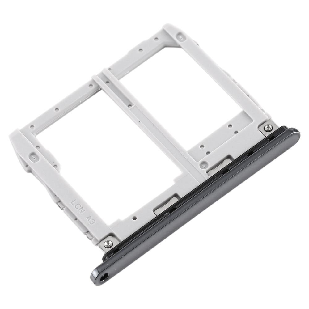 Bandeja de cartão sim + bandeja de cartão micro sd para lg k40/k12 plus/x4 (2019)/x420em/x420bmw/x420hm/x420/x420n: Prata