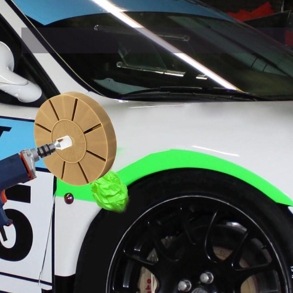 3.5 inch 88MM Universal Rubber Eraser Wheel For Remove Auto Glue Sticker Pneumatic Adhesive Car Paint Repair Degumming Disc