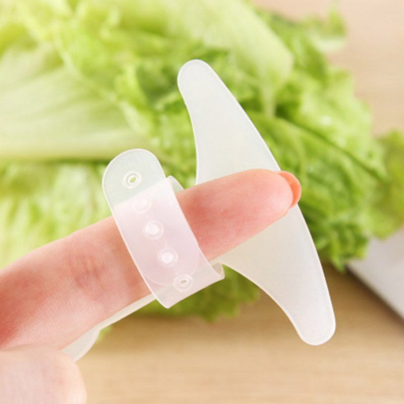 Plastic Adjustable Guard Finger Protector Guard Hand Safe Slice Tool Cut-Proof Kitchen Cooking Tools Finger Protector Gadgets