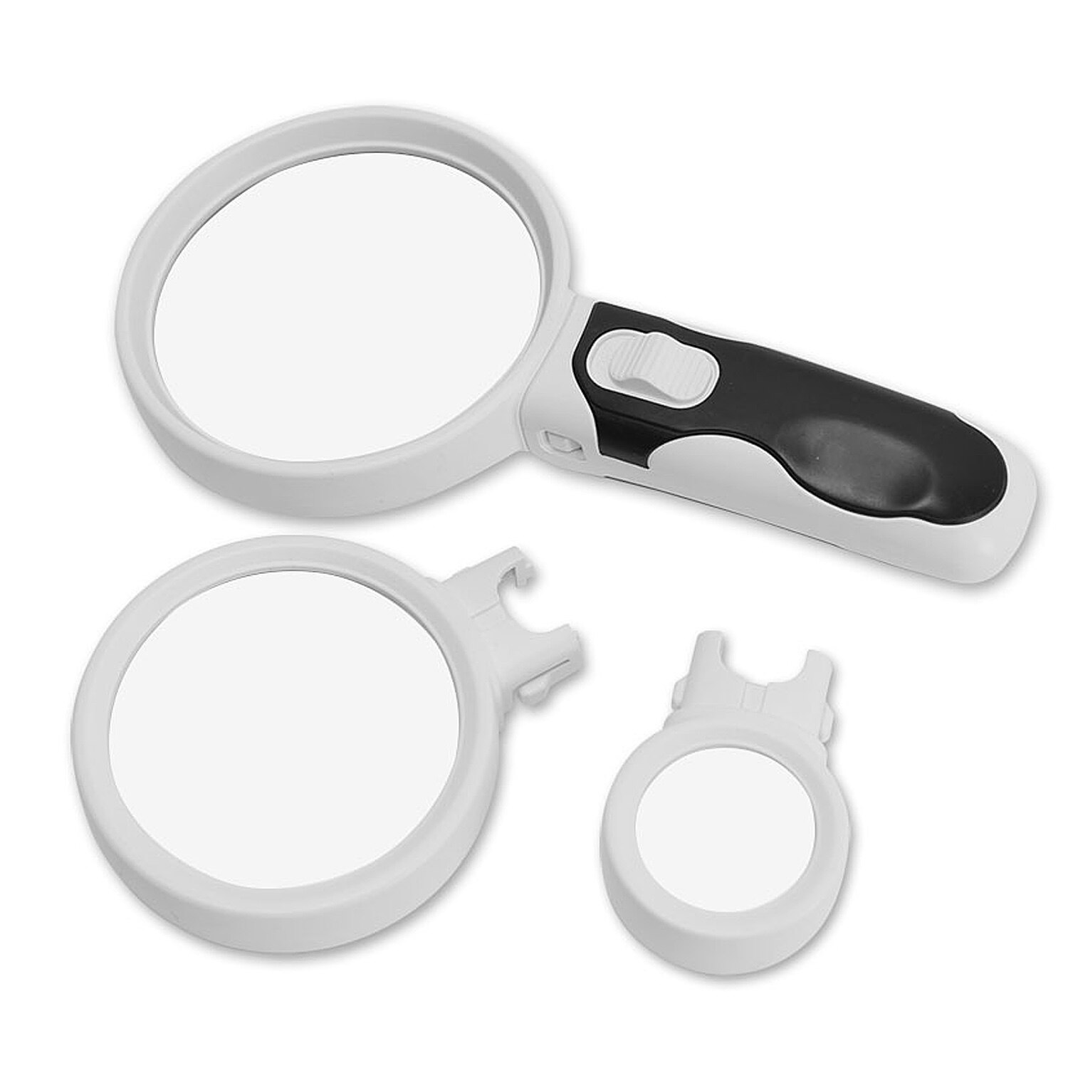 Clip-On Vergrootglas Lenzen Lezers Vergrotende Clip en Flip Handsfree 1.5x 2.5x 3.5x Lenzen met 3 verwisselbare lenzen voor Hobby Fly Tying Reading