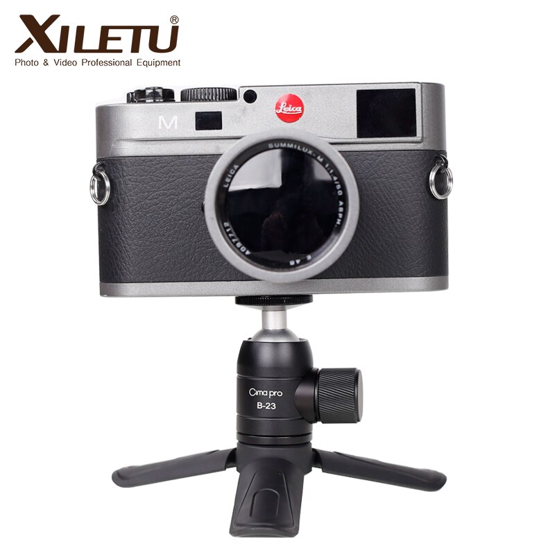 Mini Phone Tripod Tabletop Smartphone Mount Clip Holder Stand w Detachable Ballhead for iPhone X/8/7 Plus Huawei Xiaomi