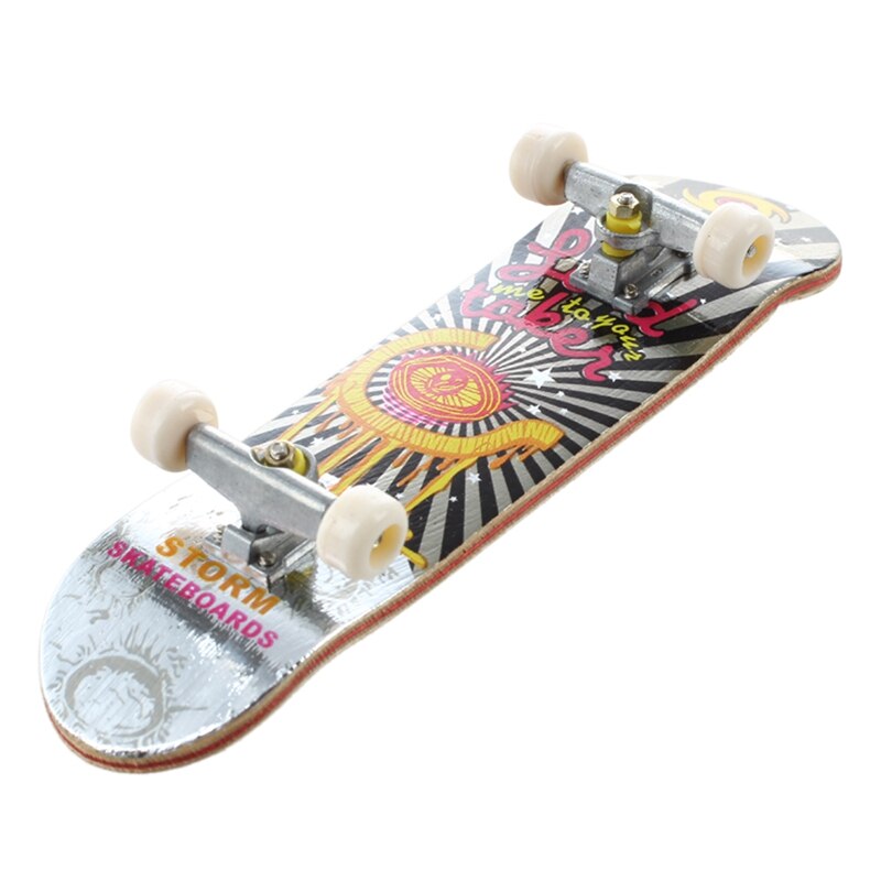 Ht00640 fingerboard finger skateboard + skruetrækker tilfældigt mønster