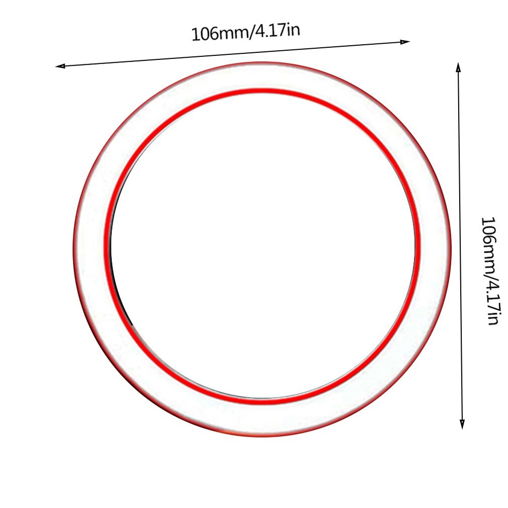 Wireless Charging Mirror Led Smart Makeup Mirror Portable Makeup Mirror 360 Degree Ring Fill Light Makeup Mirror