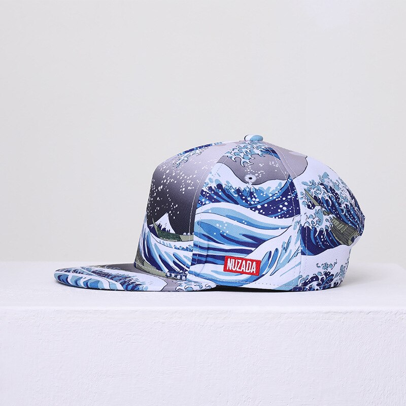 Ukiyo-E Style Caps 3D Printing Baseball Cap For Men Women Couple Hat Double Layer Bone Snapback