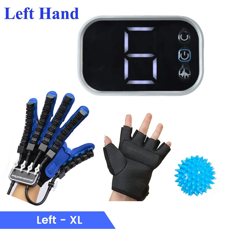 Handrevalidatie Robot Fysiotherapie Handschoenen Hemiplegie Apparaat Beroerte Recovery Apparatuur Linker Rechterhand Therapie Massage Handschoen: Goud