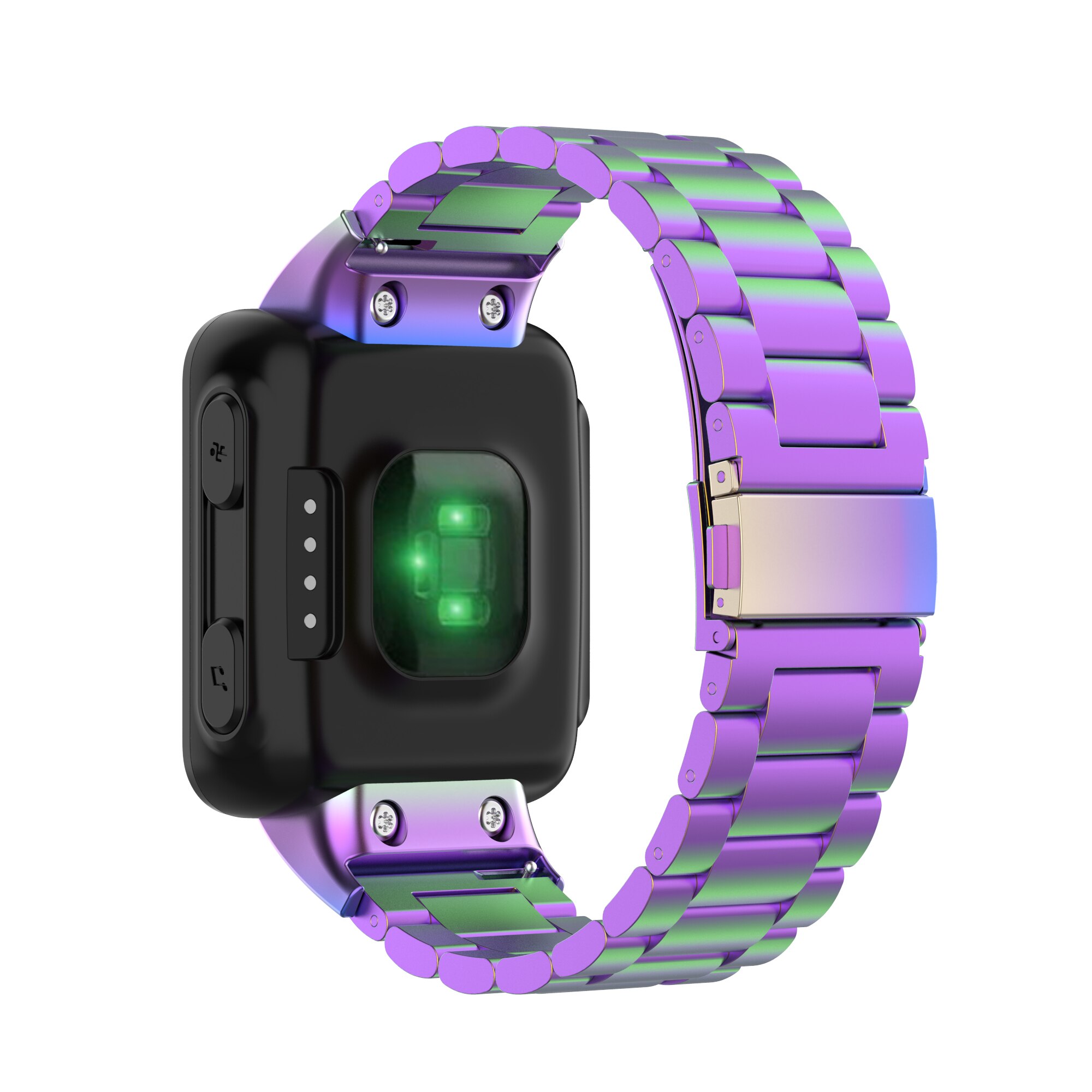 Bracelet de montre en métal en acier inoxydable, pour montre intelligente Garmin Forerunner 30/35, remplacement pour Garmin Forerunner 35