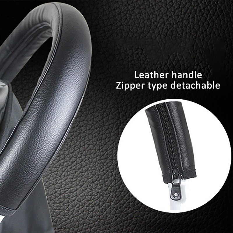 Durable manga de mango de cuero de la PU de Bar para cochecito de bebé protector 1 Uds reposabrazos cubierta de coche de bebé Accesorios