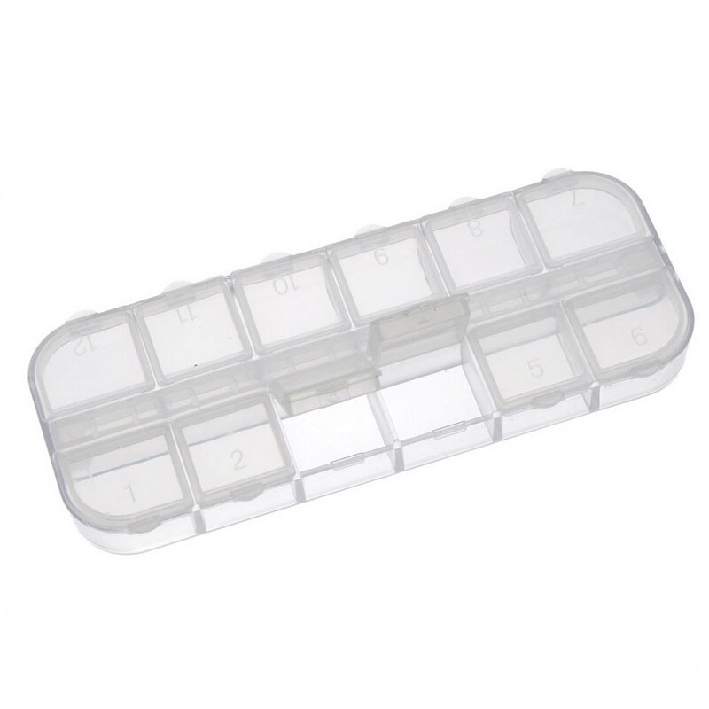 Plastic Rectangular Transparent Bead Box Bead Roller For Jewelry Making Perfect Polymer Clay Beads Rectangle Transparent: 13cm x5cm x1.5cm