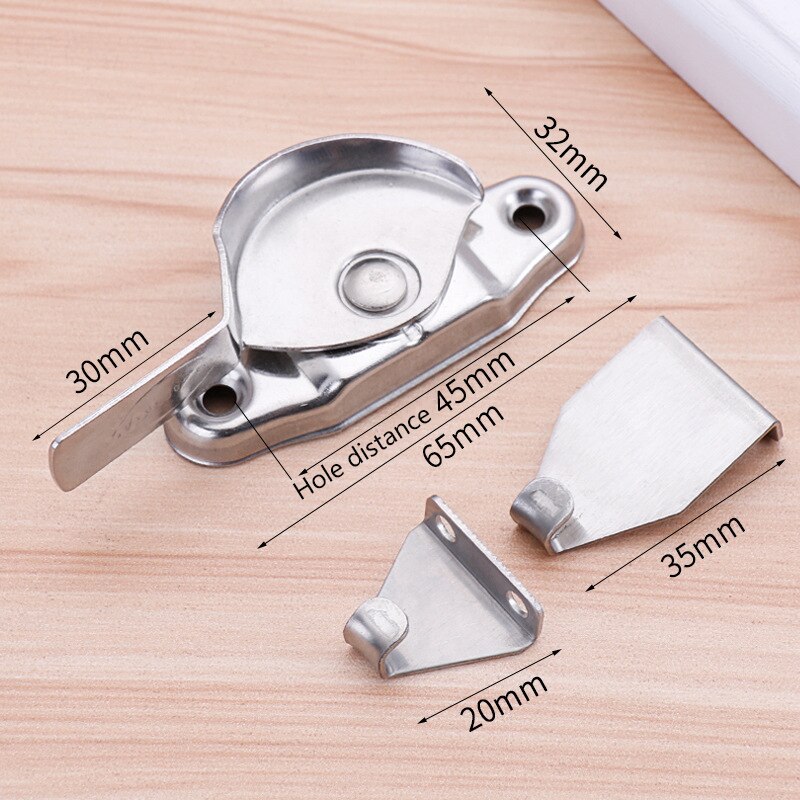 90 type crescent lock door and window lock sliding glass window lock sliding window sliding door hasp hardware window lock: A2