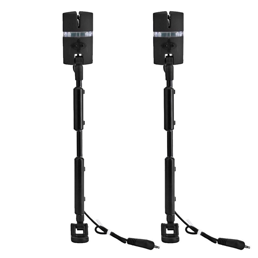 3 stuks dimbare, verstelbare flitser, harde staaf, wiggler, visalarm, montage, 7 kleuren indicator, rocker, swinger, visproducten: B