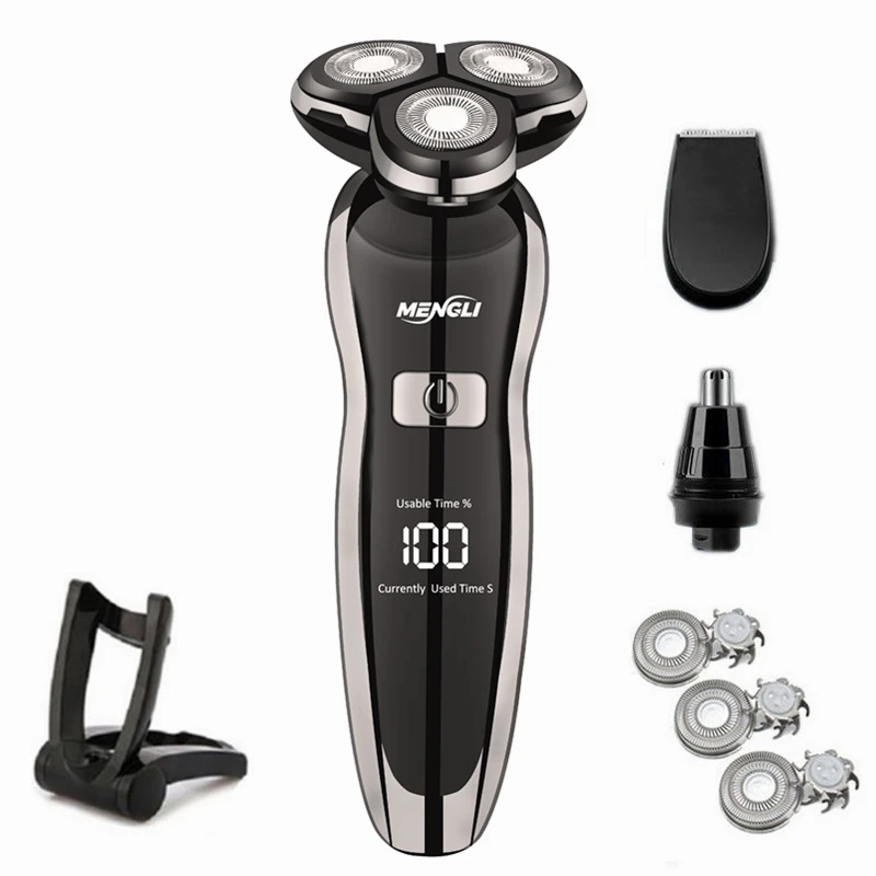 ZOZEN Men Electric Shaver Electric Razor Body Hair Clipper Cutting Shaving Machine for Men Women Cutting Beard Trimmer Washable: Pink