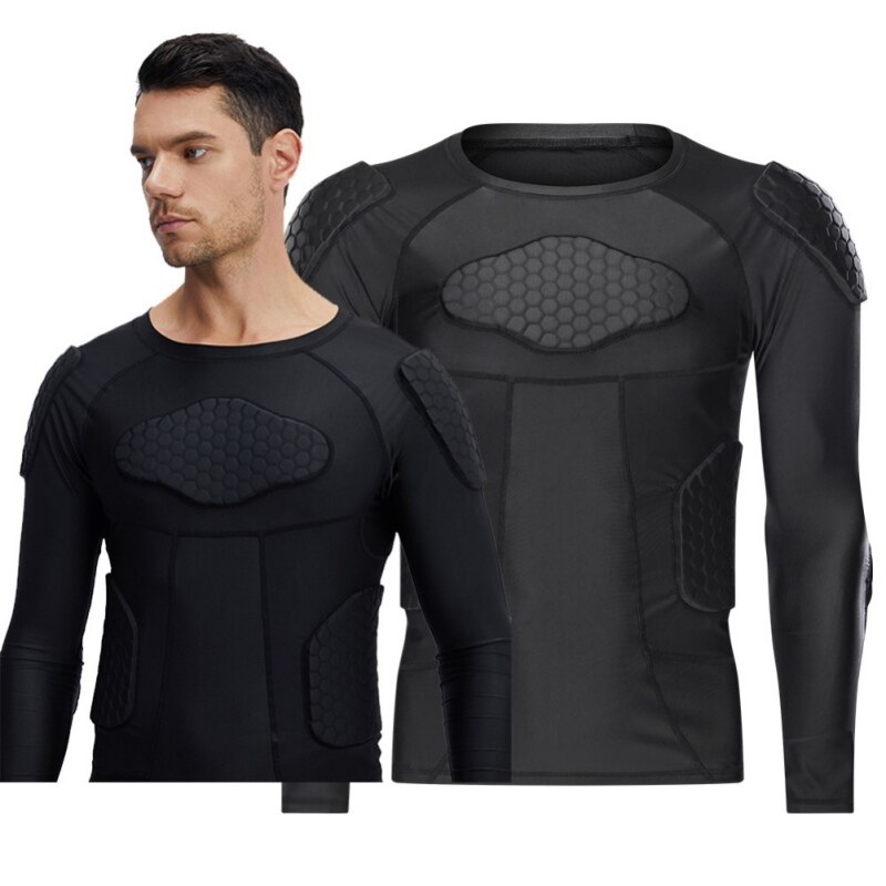Basketball Rugby Football Goalkeeper Wear Training Riding Breathable Anti-collision Wear Long Sleeve Protective Gear Equipment