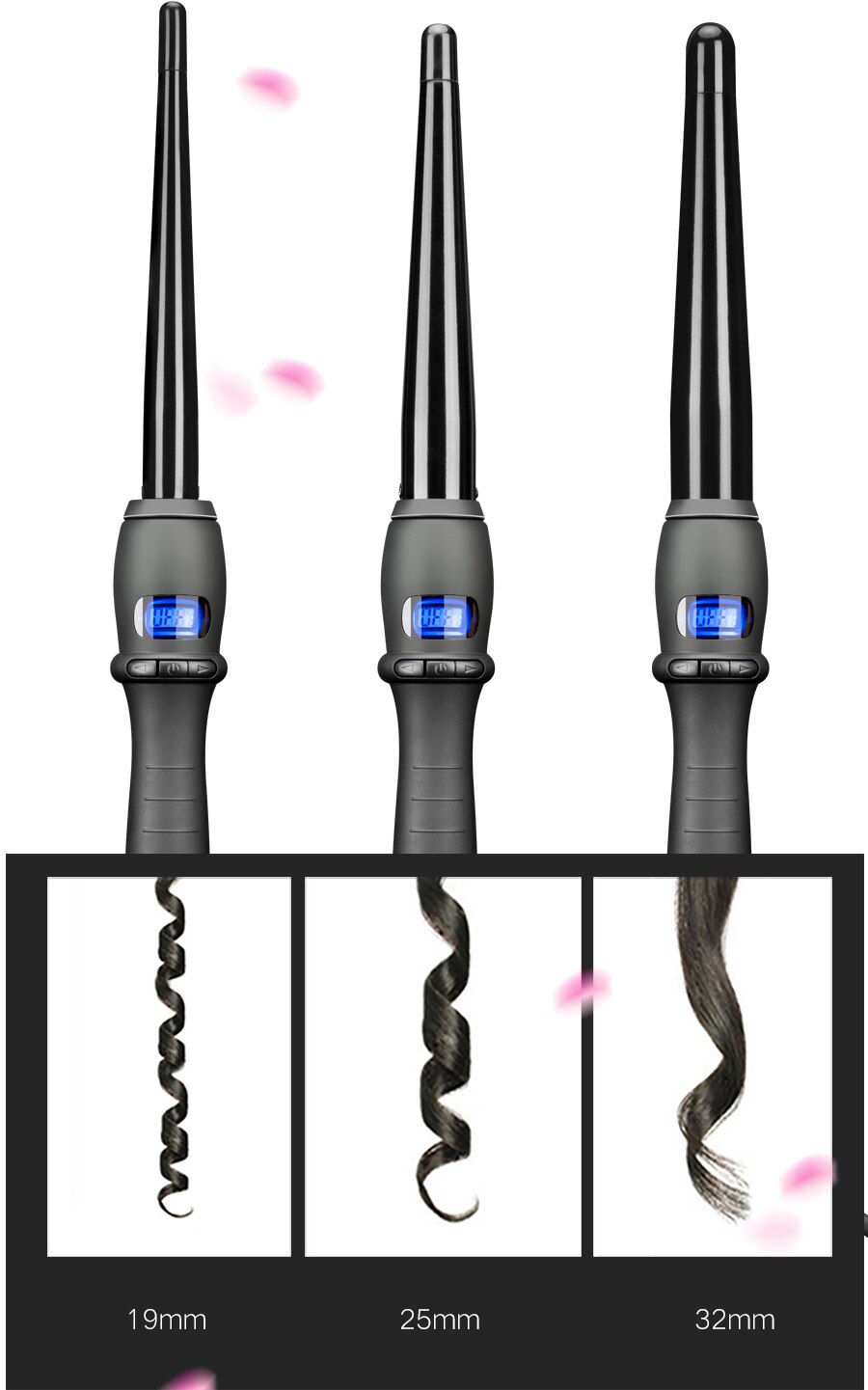 Curler wand curler perm styling verktyg hår styling maskin keramiskt belagd fat