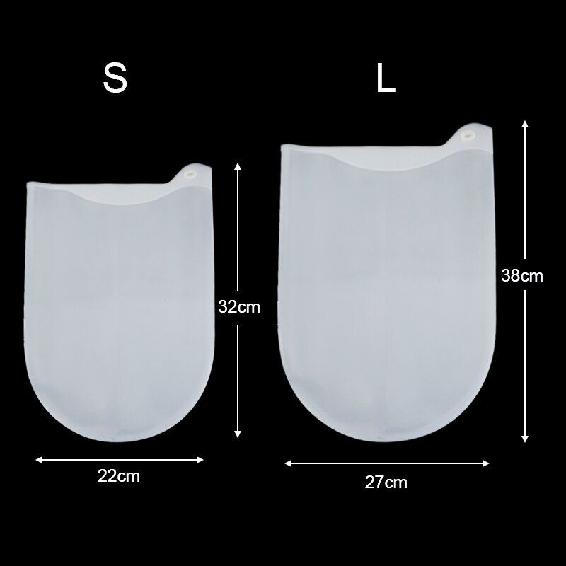 Bolsa de silicona para amasar, bolsas de mezcla de harina de grado alimenticio, herramienta de cocina para hornear, utensilios de cocina, accesorios: S and L