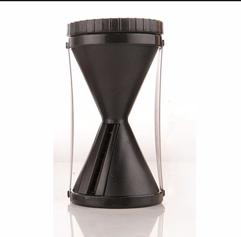 Vegetable Spiralizer Bundle Fruit Slicer Julienne Peeler Stainless Steel Vegetable Spiral Slicer Julienne Cutter: black