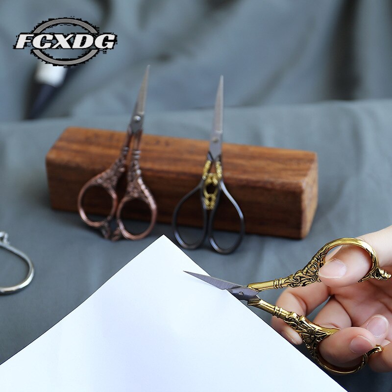 Stainless Steel Sewing Scissors for Fabric Sewing Tool Cross Stitch Scissors Yarn Sewing Accessories Craft Scissors