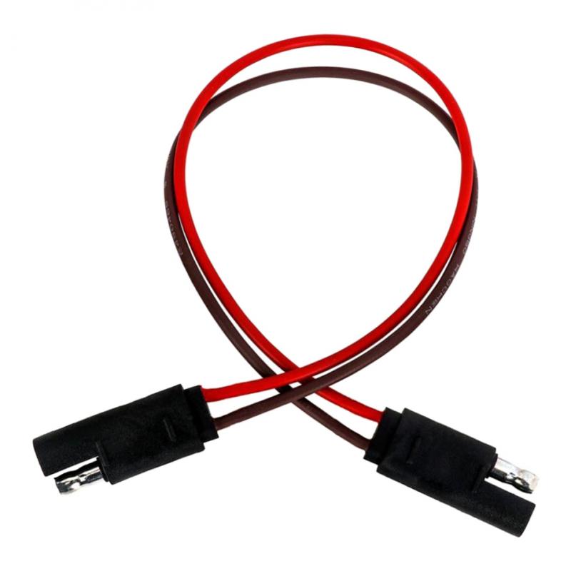Trailer Flat Plug 2 Pin Cable Trailer Connector​ 2x18AWG For Trailer Light