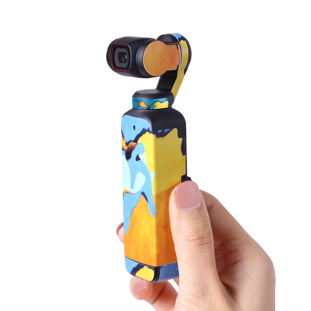 Scratch-proof Pocket 2 PVC Stickers Gimbal Protective Skin Decals for DJI OSMO Pocket 2 Accessories