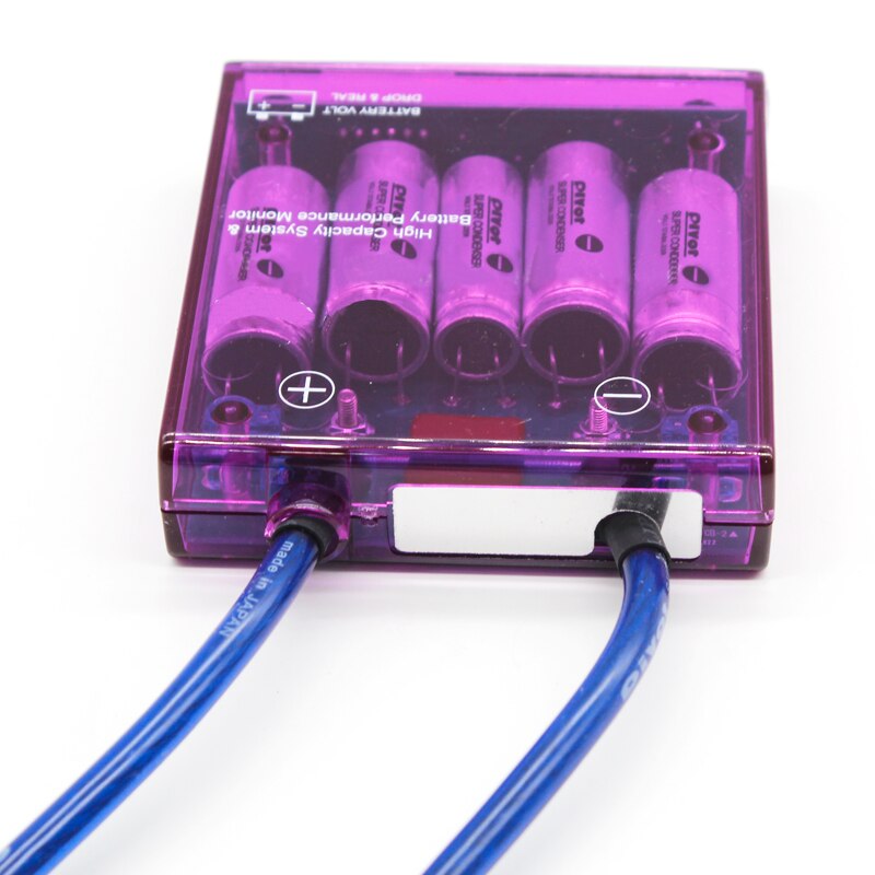 Deft  dc 12v universele auto-elektronica, auto-elektronica, auto-gelijkrichter, auto-spanningsbeveiliging, brandstofbesparing: Paars