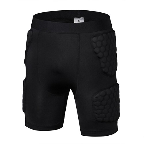 YD Soccer Rugby Basketball Armor Short Legging Anti Crash Sportswear Short With Honeycomb Pad Basketball Shorts Sport Safety: M
